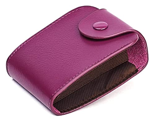 LOKAXXZU Multicolor -Leder -Kreditkartenhalter HaSp Money Wallet Hülle Passportasche (KB187 Lila) von LOKAXXZU
