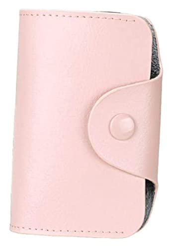 LOKAXXZU Multicolor -Leder -Kreditkartenhalter HaSp Money Wallet Hülle Passportasche (KB39 Pink) von LOKAXXZU