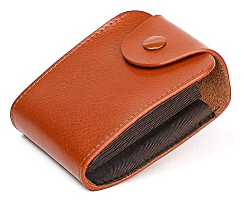 LOKAXXZU Multicolor -Leder -Kreditkartenhalter Haspel Money Wallet Hülle Passbag (KB187 Brown) von LOKAXXZU