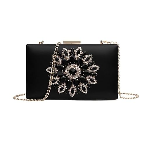 LOKAXXZU PU Leder Inlay Strass -Abendtasche Frauen vielseitige Kupplungsbilanzs von LOKAXXZU