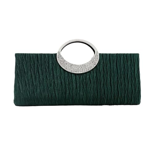 LOKAXXZU Satin Fabric Fleats Abendbeutel Französisch einfache Kupplungsbaus Geldbörsen von LOKAXXZU