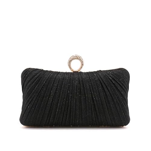 LOKAXXZU Stoffkunst Falten Abendtasche Frauen vielseitige Zeremonienkleid Clutch -Geldbörsen von LOKAXXZU