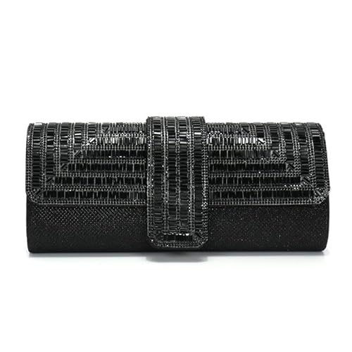 LOKAXXZU Stoffkunst Frauen Abendbeutel Diamant besetzt Kette Bankett Handtasche von LOKAXXZU