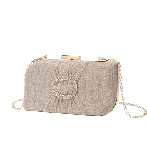 LOKAXXZU Stoffkunst Inlay Strassstones Abendtasche Frauen vielseitige Kupplungsbaus Geldbörsen von LOKAXXZU