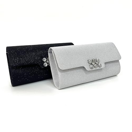 LOKAXXZU Stoffkunst eingelegtes Diamond Abendtasche Frauenkleid Clutch -Geldbörsen von LOKAXXZU