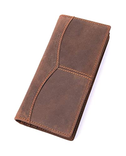 LOKAXXZU Visitenkartenkoffer Leder Multifunktionen Bankhalter Kreditpass Organizer Brieftasche von LOKAXXZU