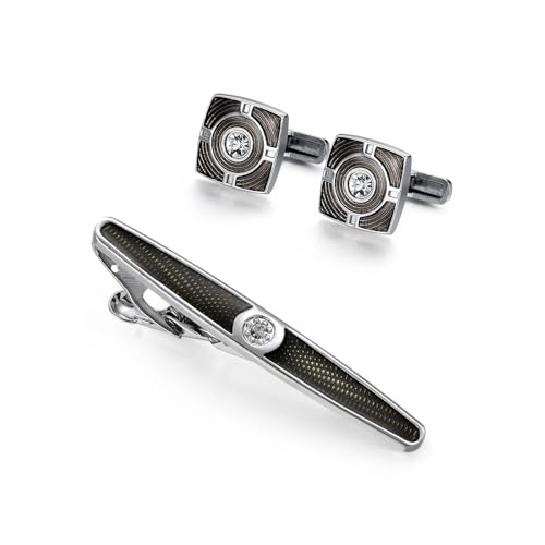 Mann Shirt Manschettenknöpfe für Männer Manschettenknöpfe Krawatten -Clip -Set -Manschettenlinks Juwelierbetriebsparty Anwalt von LOKAXXZU