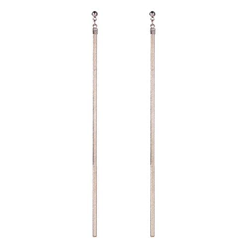 Ohrringe Schmuck für Frauen, einfache und atmosphärische langkette Quastenohrringe von LOKAXXZU