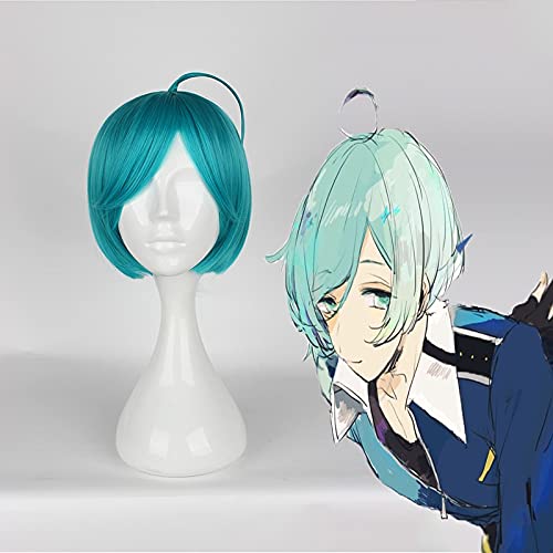 Perücke für Anime Ensemble Stars Cosplay Perücken Shinkai Kanata Ahoge Cosplay Perücken Hitzebeständige synthetische Halloween -Karneval Die Animation Perücke von LOKAXXZU