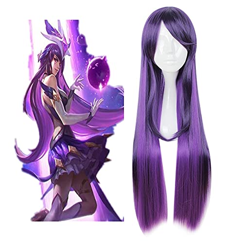 Perücke für Game Cosplay Wigs Syndra Guardians of Stars Cosplay hitzebeständige synthetische Spiele Perücken Halloween Carnival Party Frauen Perücken von LOKAXXZU
