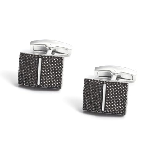 Rechteckige Metallmanschettenknöpfe für Männer französischer Hemdanzug verschönerte Manschettenknöpfe von LOKAXXZU