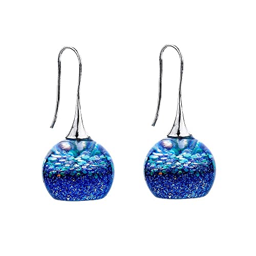 S Armband Charme, Harzmagierohrringe Ohrringe Frauen hundert farbige Glasohrringe Ohrringe Ohrhörer S Armband Charme, Harzmagierohrringe Ohrringe Frauen hundert farbige Glasohrringe Ohrringe Ohrhörer von LOKAXXZU