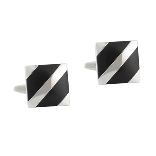 Square Accessoire Emaelled Metall Manschettenknöpfe Französische Manschettenknöpfe für Männer von LOKAXXZU