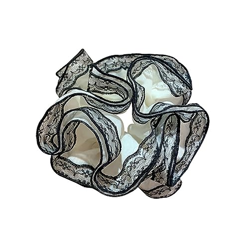 Süße Temperament Spitzenkante Organza Schicht Fairy Beauty Peng Peng Haarkopfschmuck (D) von LOKAXXZU