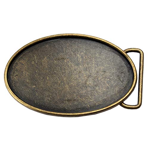 F Fityle Herren Gürtelschnalle rohlinge Buckle Bronze für Gürtel mit einer Breite von 3,6 bis 3,9 cm von LOL-FUN