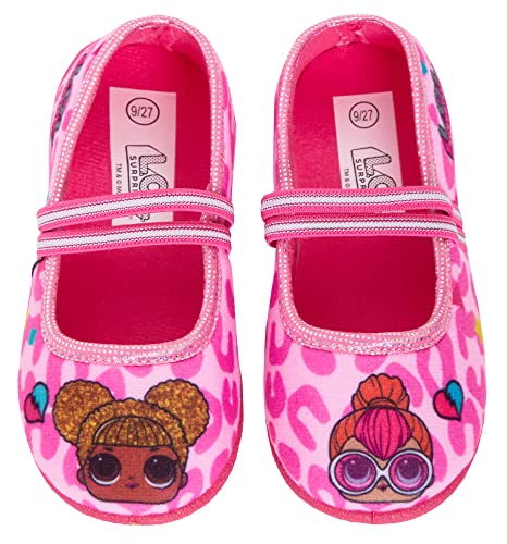 Mädchen LOL Surprise Dolls Hausschuhe Einfach zu befestigen Indoor House Pink Ballettschuhe Kleinkinder von L.O.L. Surprise!