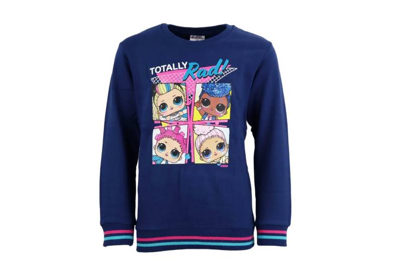 L.O.L. SURPRISE! Rundhalspullover LOL Surprise Mädchen Kinder Pulli Pullover Gr. 104 bis 134, Rosa oder Blau, 100% Baumwolle von L.O.L. SURPRISE!