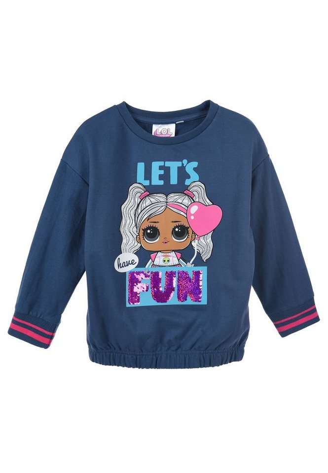 L.O.L. SURPRISE! Sweatshirt Kinder Mädchen Wende-Pailletten Pullover Sweatshirt von L.O.L. SURPRISE!