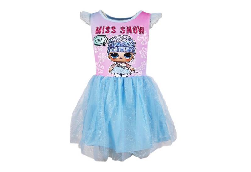 L.O.L. SURPRISE! Tüllkleid LOL Surprise Miss Snow Mädchen Kinder Kleid Gr. 104 bis 134 von L.O.L. SURPRISE!