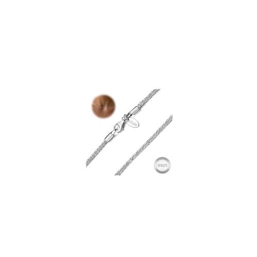 LOLIAS Silberkette Damen 925 Ohne Anhänger Diamant Halskette Kette Damen Silber 1.9 MM Lange Silberkette Choker Halskette für Damen Herren Glitzernde Schmuck Geschenke 40/45/50/55CM LOLIAS Silberkette Damen 925 Ohne Anhänger Diamant Halskette Kette Damen Silber 1.9 MM Lange Silberkette Choker Halskette für Damen Herren Glitzernde Schmuck Geschenke 40/45/50/55CM von LOLIAS