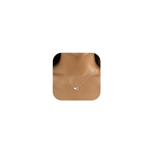 LOLIAS Herz Buchstaben Halskette Damen Namenskette Edelstahl Silber Namen Kette Mit Kleinem Herz Buchstaben Anhänger Personalisierte Initial Kette Für Damen Mädchen Beste Freundin Geschenk schmuck LOLIAS Herz Buchstaben Halskette Damen Namenskette Edelstahl Silber Namen Kette Mit Kleinem Herz Buchstaben Anhänger Personalisierte Initial Kette Für Damen Mädchen Beste Freundin Geschenk schmuck von LOLIAS