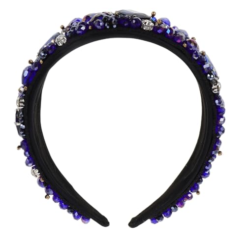 LOLIPPYY 1stück Vintage Rhinestone Haarband Für Damen Headband Weichem Samt Für Hochzeiten Partys Und Tägliche Outfits Rutschfest Und von LOLIPPYY