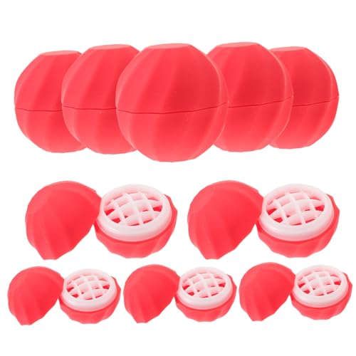LOLIPPYY 10 Stück Nachfüllbare Lippenstifthülsen aus Kunststoff Leichte Kompakte Runde Lip Balm Behälter für Lippenpflege DIY Reise und Alltag Handliche Aufbewahrung für Kosmetikartikel von LOLIPPYY