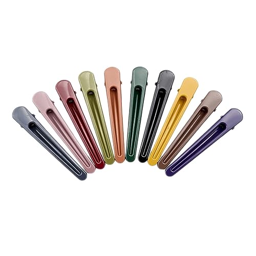 LOLIPPYY 10 Stück Teiliges Haarklammer für Mädchen Rostfreier Rutschfeste Leichte Haarspangen in Zufälligen Farben Eleganter Haarschmuck für Alltag und Hochzeit Geeignet Zufällige Farbe von LOLIPPYY