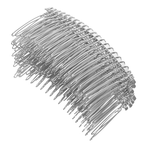 LOLIPPYY 10 Stück Teiliges Metall Haarkamm mit Zähnen Feiner Haarclip für Frauen und Mädchen Einfach zu Stecken Eleganter Haarschmuck für Hochzeiten Partys und Alltag von LOLIPPYY