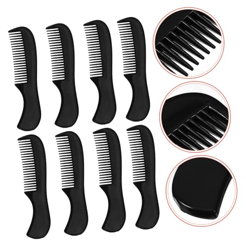 LOLIPPYY 10 Stück Teiliges Mini Bartkämme für Herren Kompakte Tragbare Kunststoff Pocket Combs Vielseitig für Bart Haarstyling Praktische Glatte Pflege Unterwegs von LOLIPPYY