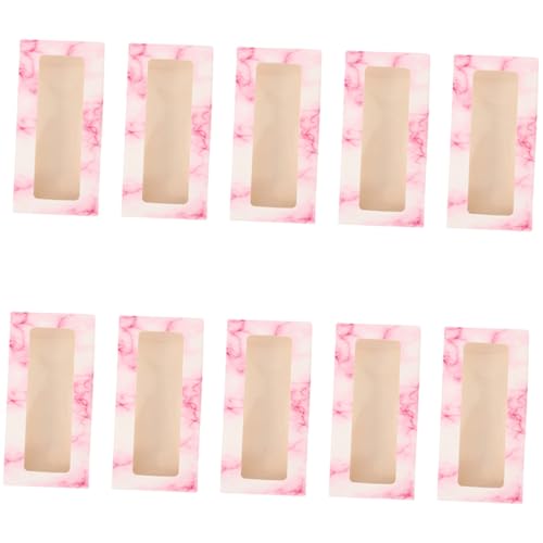 LOLIPPYY 10 Stück Teiliges Rechteckige Wimpernboxen mit Schmetterlingsdesign Tragbare Aufbewahrungsboxen für Falsche Wimpern und Kleine Kosmetikartikel Multifunktionale Organizer für Make von LOLIPPYY