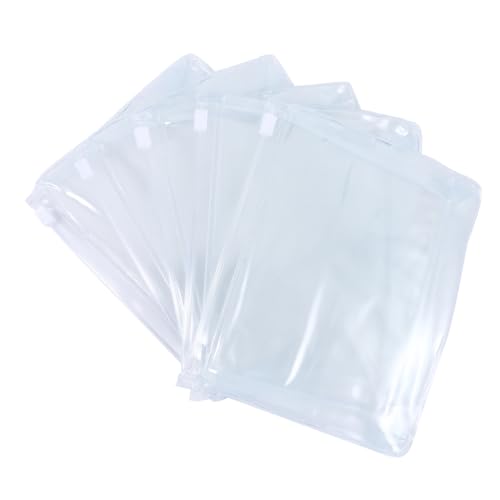 LOLIPPYY 10 Stück Teiliges Transparente Kosmetiktaschen aus Langlebigem PVC mit Reißverschluss Wasserabweisend Vielseitig für Makeup Reise Organisation von Elektronik und Alltag für Frauen von LOLIPPYY