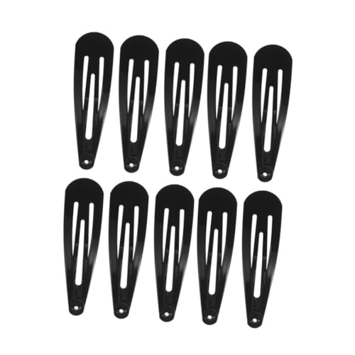 LOLIPPYY 100 Stück Teiliges Metall Haarspangen für Einfache Schwarze Haarklammern Langlebige Tropfenform Haarnadeln Klassisches Design für Mädchen und Teens Praktisches Styling Zubehör von LOLIPPYY