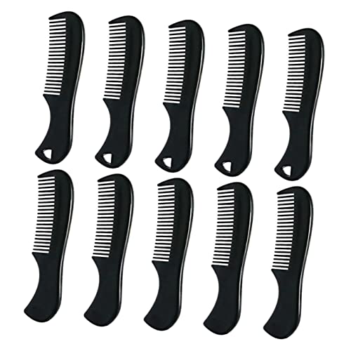 LOLIPPYY Bartkamm 10 Stücke Kleiner Kamm für Herren Taschenkämme für Bartpflege Reise Kamm mit Feinen Zähnen Design für Bartstyling und Haarroutine von LOLIPPYY