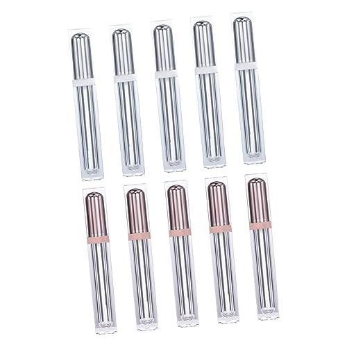 LOLIPPYY 10stücke Goldene Lip Gloss Rohr Leere Nachfüllbare Lippenstift Rohr Lip Balm Flaschen Lipgloss-tube von LOLIPPYY