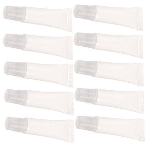 LOLIPPYY 10stücke Mini Lipgloss Tubes Leere Lipgloss-tuben Kleine Lipgloss-flaschen Leere Flaschen Lippenstift-diy-tuben Nachfüllbare Lip Gloss Rohre von LOLIPPYY