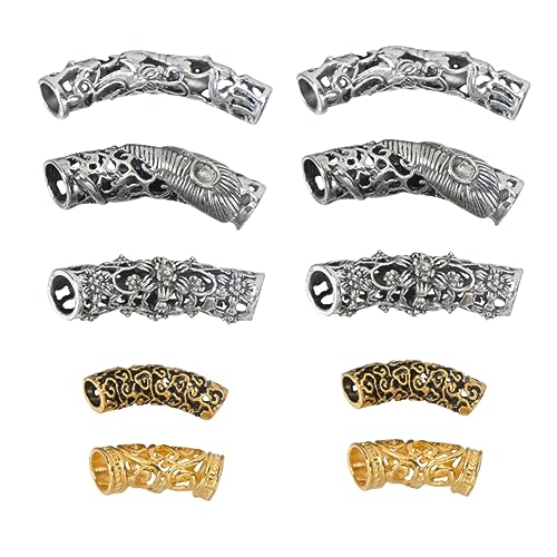 LOLIPPYY 10stücke Teiliges Haarschmuck Dreadlock Ringe Haarzubehör Für Zöpfe Und Dreadlocks Verstellbare Haarschonende Beads Aus Sicherem Material LOLIPPYY 10stücke Teiliges Haarschmuck Dreadlock Ringe Haarzubehör Für Zöpfe Und Dreadlocks Verstellbare Haarschonende Beads Aus Sicherem Material von LOLIPPYY
