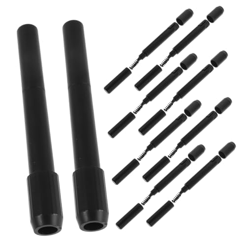 LOLIPPYY 12 Stück Augenbrauenstift Verlängerung Kurzer Stifthalter Verlängerungsstift Verlängerungswerkzeug Stiftverlängerungsstange Augenbrauenstift Verlängerer Griffstift von LOLIPPYY