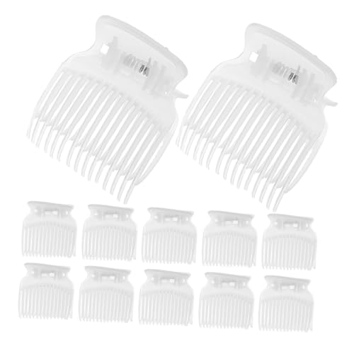LOLIPPYY 12 Stück Teiliges Hot Roller Clips mit Glatter Beschichtung Hitzebeständige Haarstyling Klammern für Haartypen Einfache Anwendung Schnelles Styling für Frauen und Mädchen von LOLIPPYY