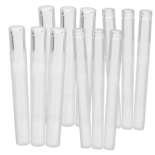 LOLIPPYY 12 Stück Transparente Nagelöl Stifte Nail Pen mit Pinselspitze Auslaufsichere Lip Gloss Container Leere Nagelöl Applikatoren zur Präzisen Nail Art Aufbewahrung und Anwendung LOLIPPYY 12 Stück Transparente Nagelöl Stifte Nail Pen mit Pinselspitze Auslaufsichere Lip Gloss Container Leere Nagelöl Applikatoren zur Präzisen Nail Art Aufbewahrung und Anwendung von LOLIPPYY