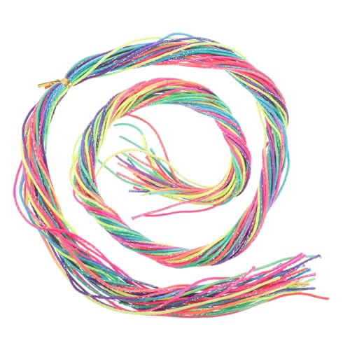 LOLIPPYY 120 Stück Teiliges Haarflechtband für Mädchen Bunte Verlaufende Haarstränge zum Flechten Wiederverwendbare Farbenfrohe Haarschmuckbänder für Zöpfe Styling Zubehör für Teens von LOLIPPYY