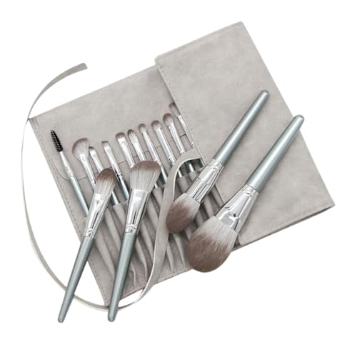 LOLIPPYY 14 Stück Teiliges Make Up Pinselset mit Aufbewahrungstasche Weiche Fasern für Foundation Puder Lidschatten Langlebig Leicht zu Reinigen Geeignet für Tägliches und Professionelles von LOLIPPYY