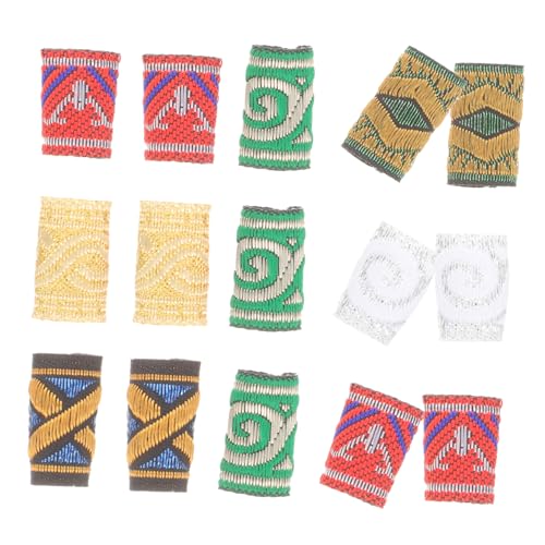 LOLIPPYY 15 Stück Teiliges Buntes Haarflecht Ring aus Hochwertigem Stoff für Dreadlocks Zöpfe und Pferdeschwanz Dekorative Haarmanschetten für Trendbewusste Frauen und Vielseitige von LOLIPPYY