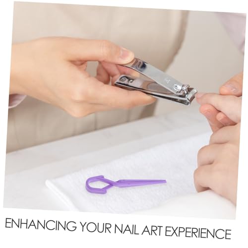 LOLIPPYY 160 Stück Nagel Clips mit Verschmutzungsfunktion Präzise Form Klammern für DIY Nageldesign Leichte Tragbare Nagel Formhalter für Frauen und Mädchen Geeignet für Heim und von LOLIPPYY