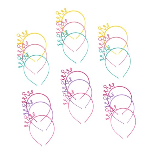 LOLIPPYY 18 Stück Teiliges Haarreifen mit Bunten Prinzessin Niedliche Haarschmuck Accessoires für Mädchen Vielseitig als Foto Requisiten und Party Kopfschmuck Geeignet von LOLIPPYY