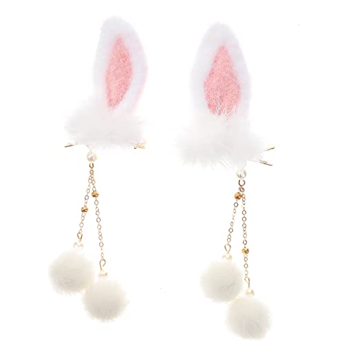 LOLIPPYY 1paar Ear Haarklammern Mit Quasten Für Frauen Süße Und Stilvolle Haaraccessoires Für Fotoshootings Und Partys von LOLIPPYY