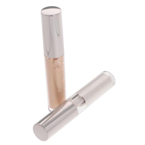 LOLIPPYY 2 STÜCK Flüssiger Lidschatten mit Glitzer Schimmernder Augen Make Up Highlighter Langanhaltend Leichte Textur für Betonung der Augenkonturen bei Besonderen Anlässen von LOLIPPYY