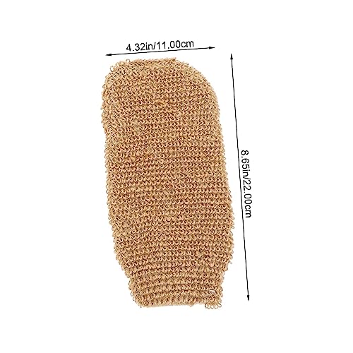 LOLIPPYY 2 STÜCK Jute Bad Handschuhe Hautfreundlich Langlebig Peeling und Massagehandschuhe Passend für Damen und Herren Praktisch für Gründliche Körperreinigung und Sanftes Peeling im von LOLIPPYY
