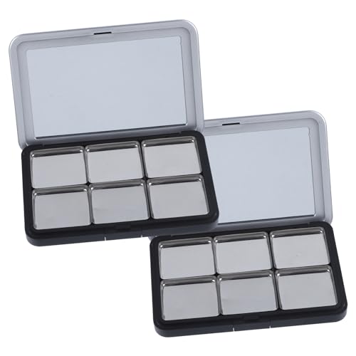 LOLIPPYY 2 Sätze Leere Lidschatten Palette Tragbare und Lippenstift Organizer aus Hochwertigem Material für Kosmetikaufbewahrung und Präsentation LOLIPPYY 2 Sätze Leere Lidschatten Palette Tragbare und Lippenstift Organizer aus Hochwertigem Material für Kosmetikaufbewahrung und Präsentation von LOLIPPYY