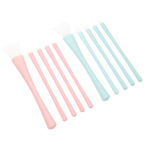 LOLIPPYY 2 Sätze Make up Pinsel Haarfrei Präzise Lip Liner Eye Shadow Applikatoren Hygienisch Wiederverwendbar für Cremes und Make up Sanfte Anwendung für Lippen und Augen von LOLIPPYY